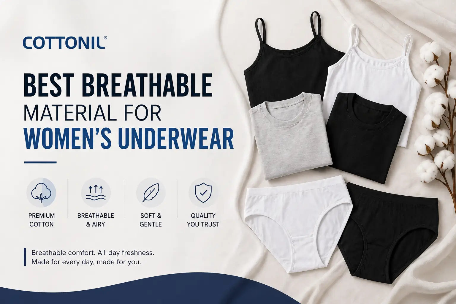  Best Breathable Material for Women's Underwear