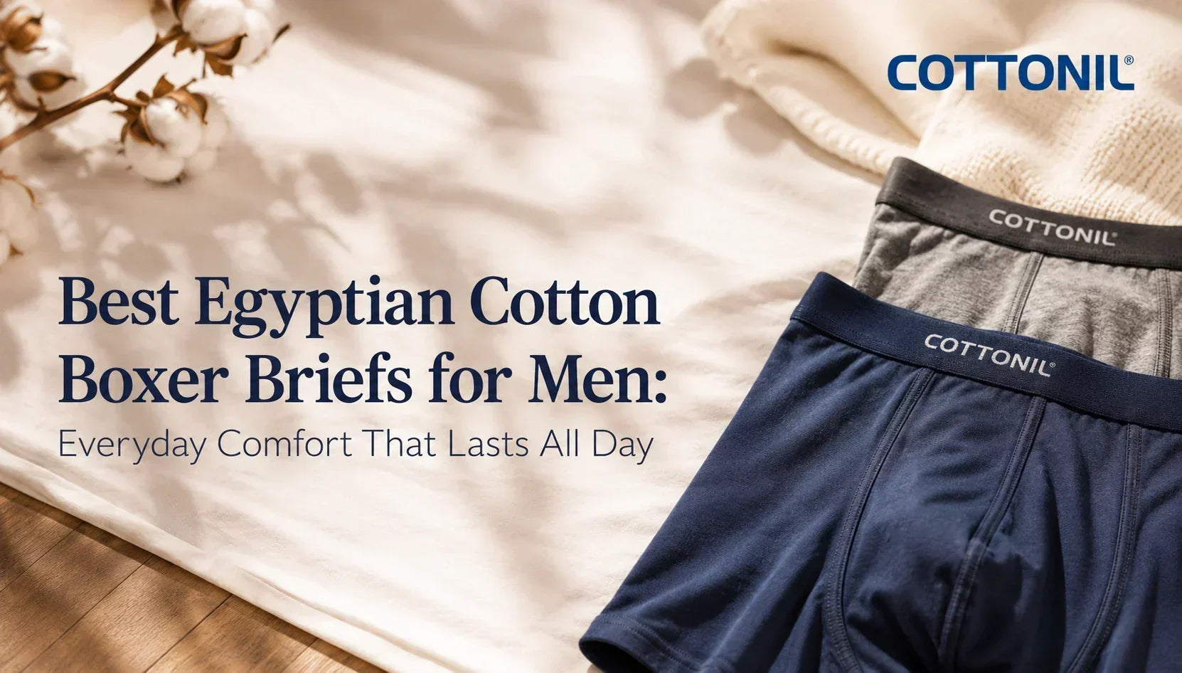 Best Egyptian Cotton Boxer Briefs for Men: Everyday Comfort That Lasts All Day