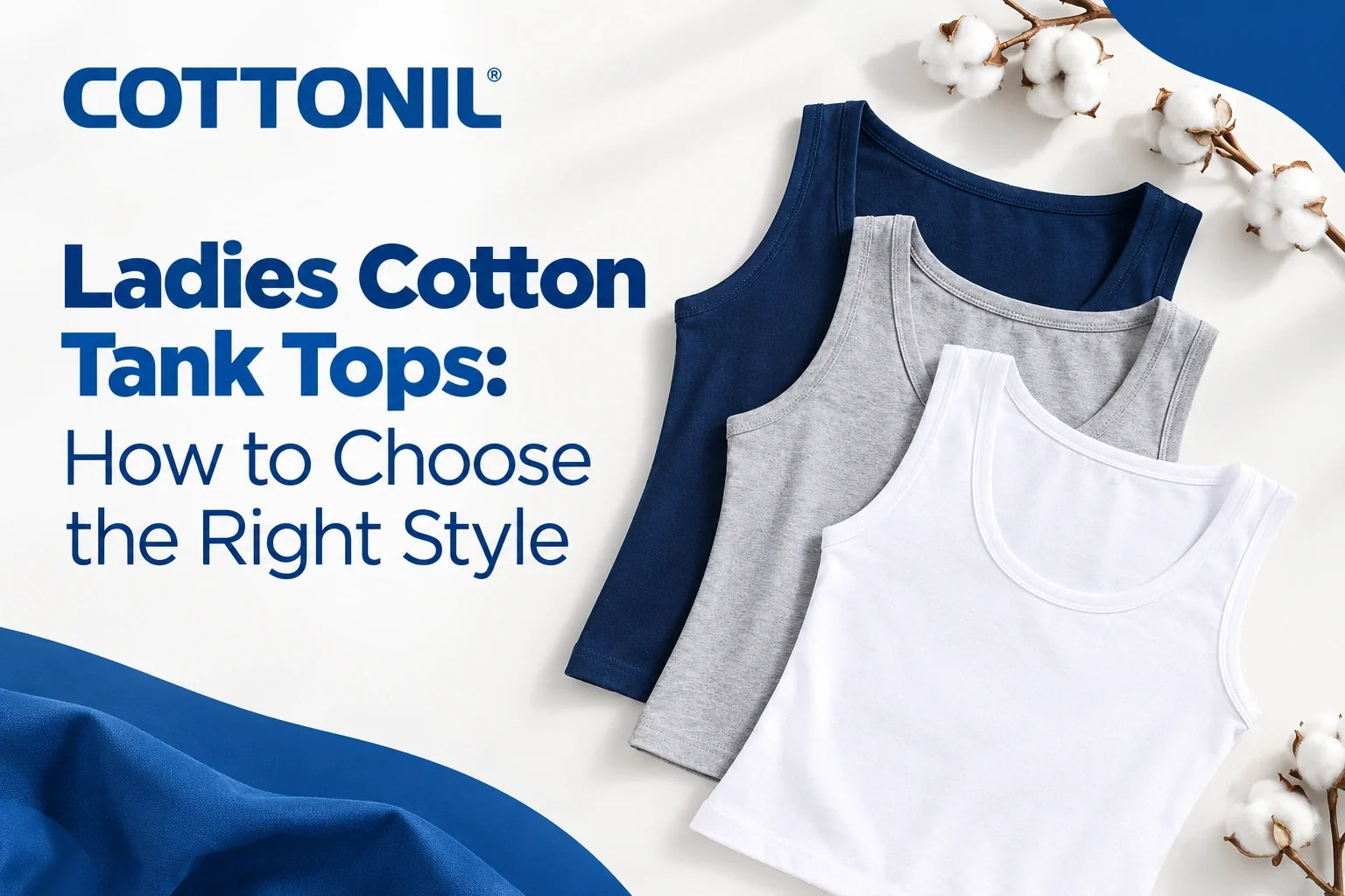 Ladies Cotton Tank Tops