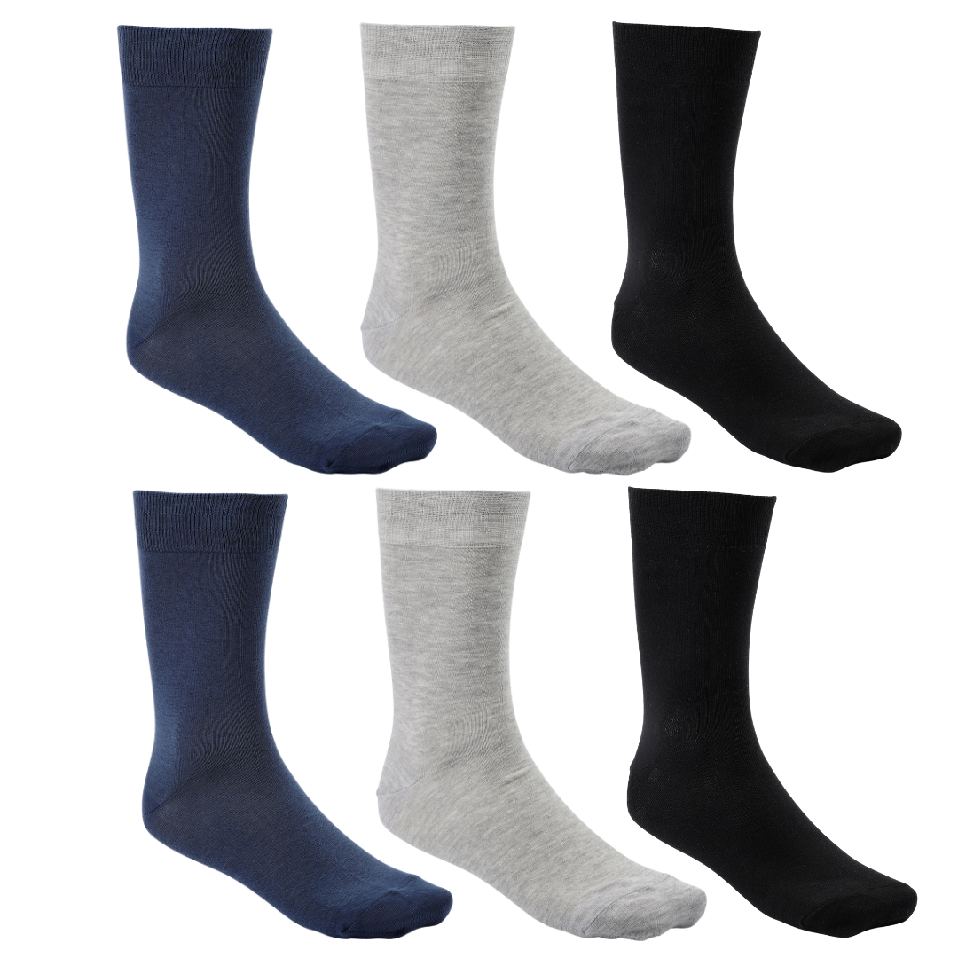 Cottonil set of 6 Classic Lycra socks - Multi Color