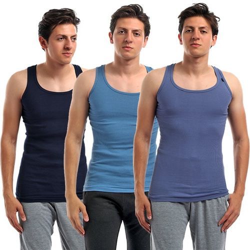 Cottonil set of 6 Derby Under Shirt Sleevless - Multi color
