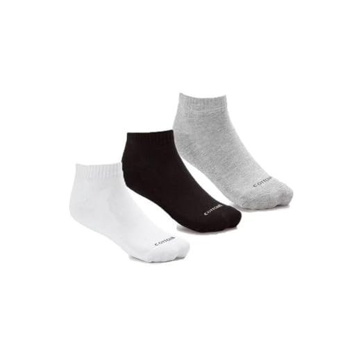 Cottonil set of 6  Half towel Sports socks - Multi color