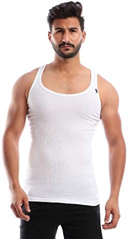 Cottonil set of 6 Derby Under Shirt Sleevless - White