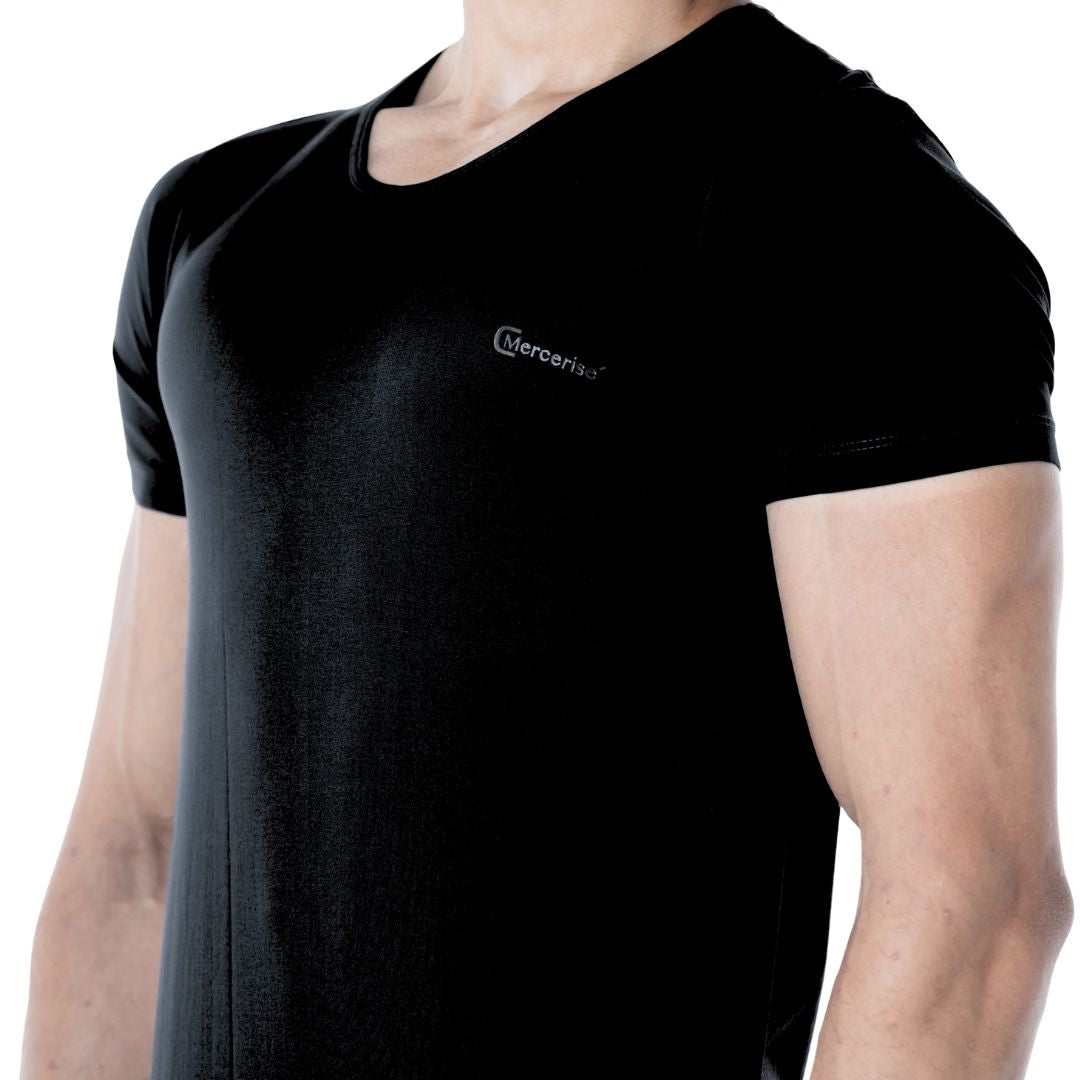 Cottonil set of 3 Mercerise Under Shirt  U Neck - Multi color