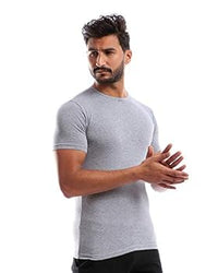 Cottonil set of 3 Stretch Under Shirt Short Sleeves O Neck - Multi Color