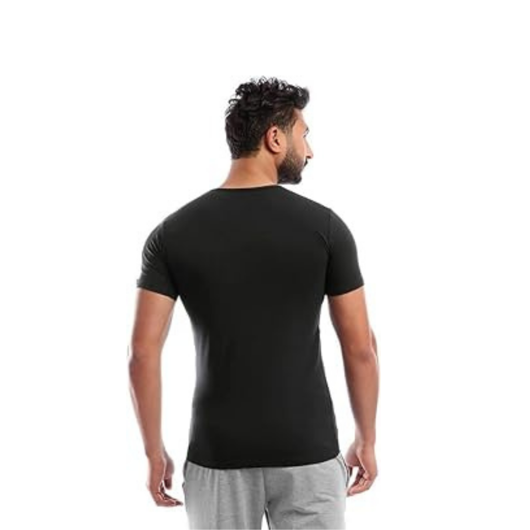 Cottonil set of 3 Stretch Under Shirt Short Sleeves O Neck - Multi Color