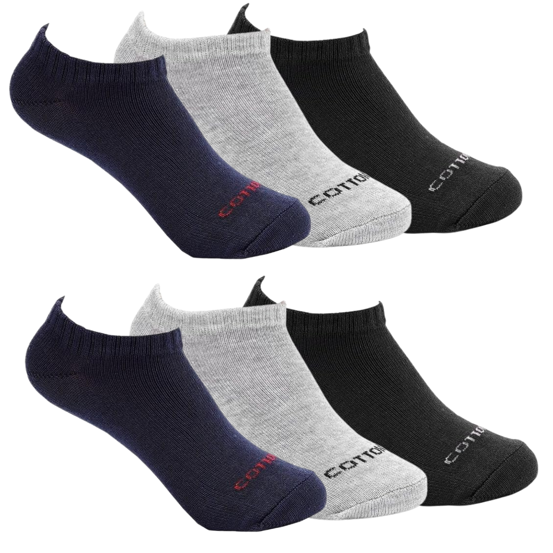 Cottonil set of 6 Mini socket socks - Multi color