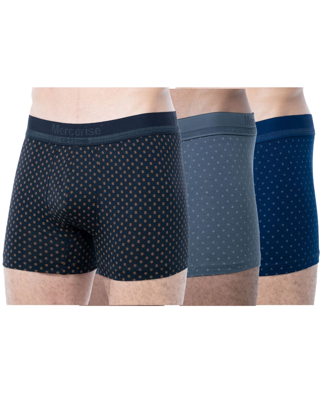 Cottonil set of 3 Mercerise Boxer - Printed