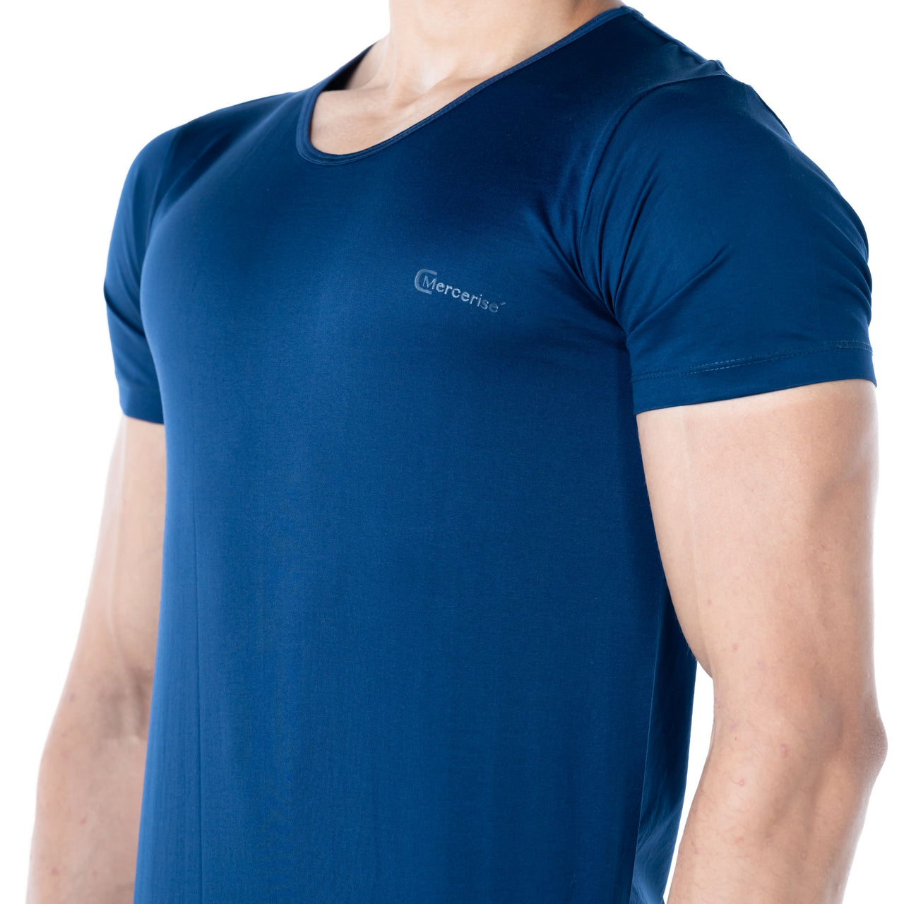 Cottonil set of 3 Mercerise Under Shirt  U Neck - Multi color