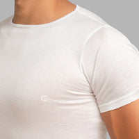 Cottonil set of 3 Mercerise Under Shirt Short Sleeves O Neck