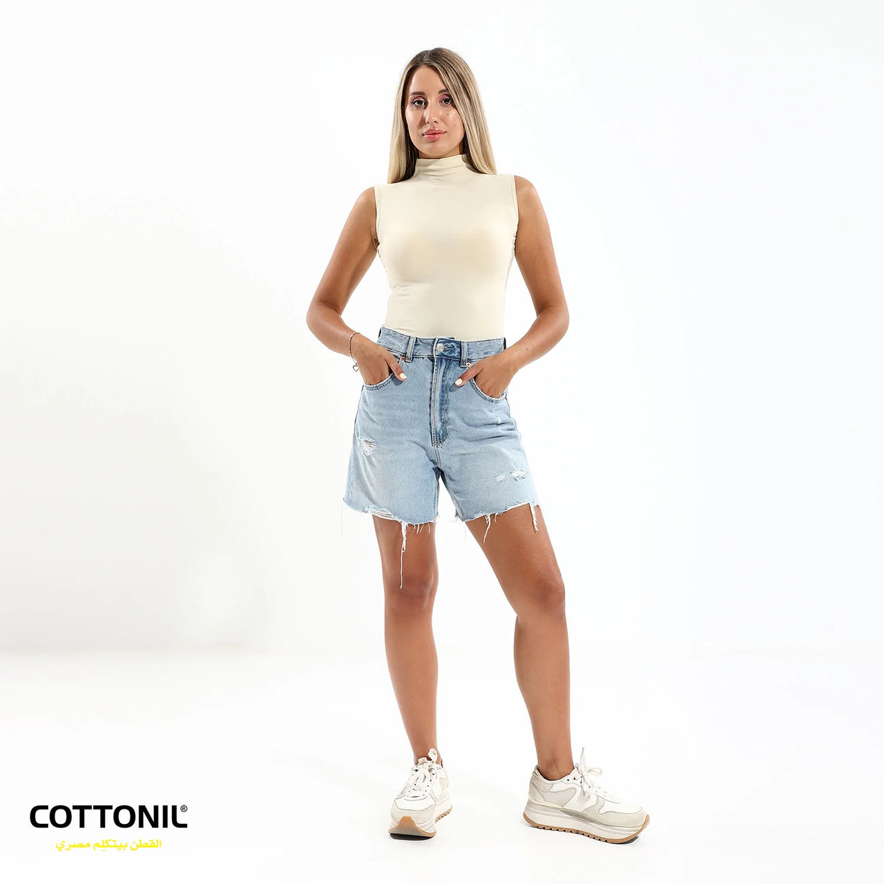 Cottonil set of 2 Cut top cotto vega - Multi Color