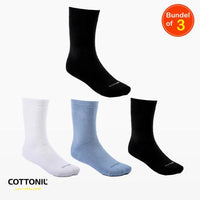 Cottonil set of 3   towel Sports socks - Multi color