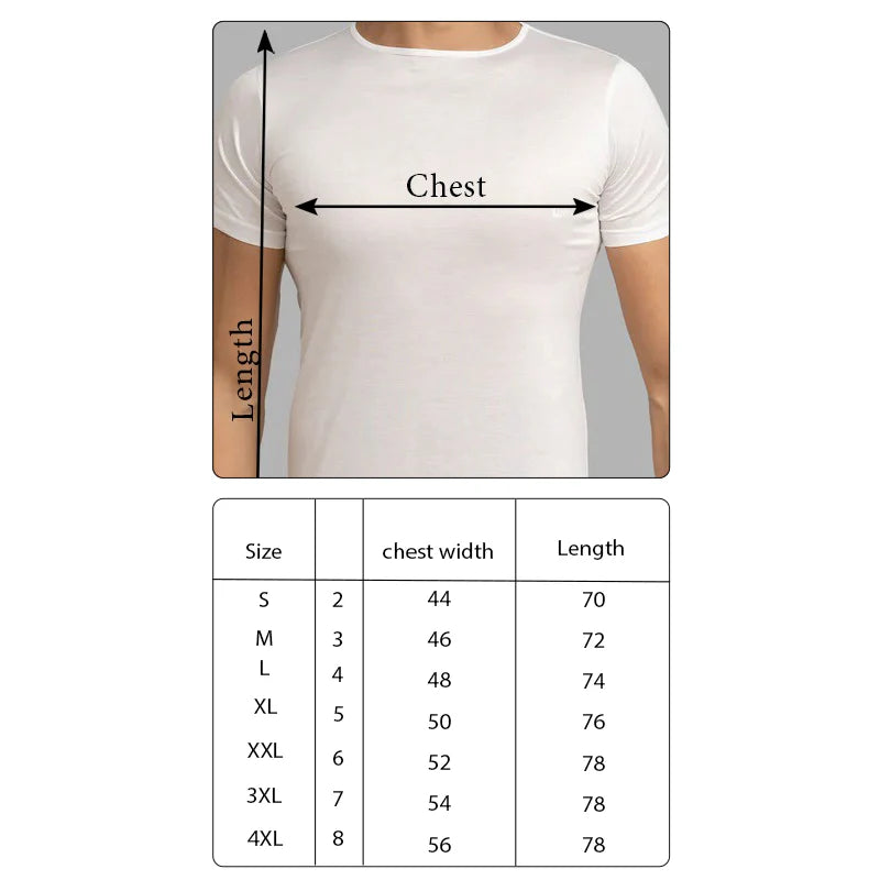 Cottonil set of 3 Mercerise Under Shirt Short Sleeves V Neck - Multicolor